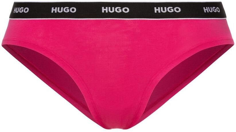 HUGO underwear Slip TRIPLET BRIEF STRIPE met contrasterende logo-band (3 stuks)