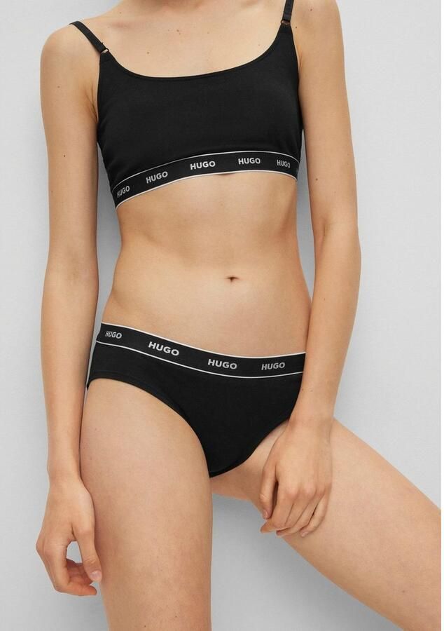 HUGO underwear Slip TRIPLET BRIEF STRIPE met hugo logo-elastisch tailleband (3 stuks) - Foto 2