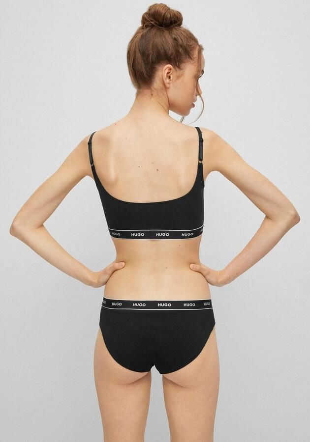 HUGO underwear Slip TRIPLET BRIEF STRIPE met hugo logo-elastisch tailleband (3 stuks) - Foto 4