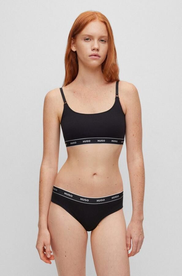 HUGO underwear Slip TRIPLET BRIEF STRIPE met hugo logo-elastisch tailleband (3 stuks) - Foto 8
