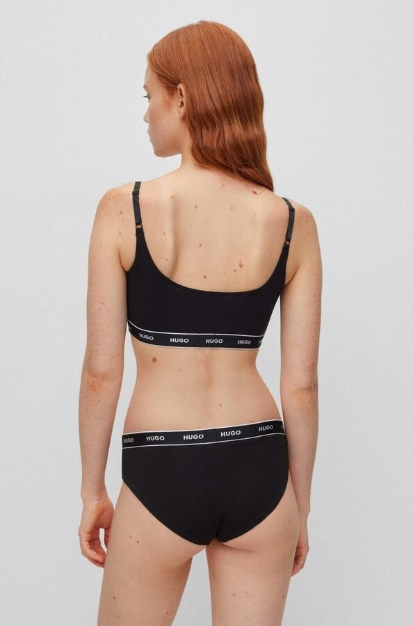HUGO underwear Slip TRIPLET BRIEF STRIPE met hugo logo-elastisch tailleband (3 stuks) - Foto 9