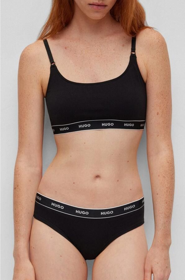 HUGO underwear Slip TRIPLET BRIEF STRIPE met hugo logo-elastisch tailleband (3 stuks) - Foto 7