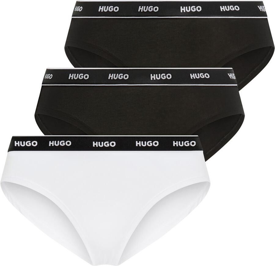 HUGO underwear Slip TRIPLET BRIEF STRIPE met hugo logo-elastisch tailleband (3 stuks) - Foto 7