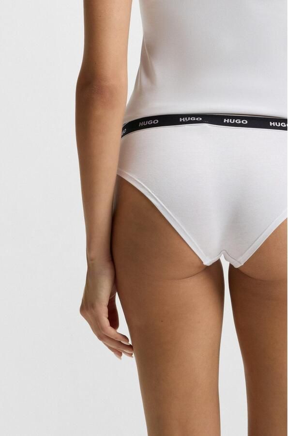 HUGO underwear Slip TRIPLET BRIEF STRIPE met hugo logo-elastisch tailleband (3 stuks) - Foto 2