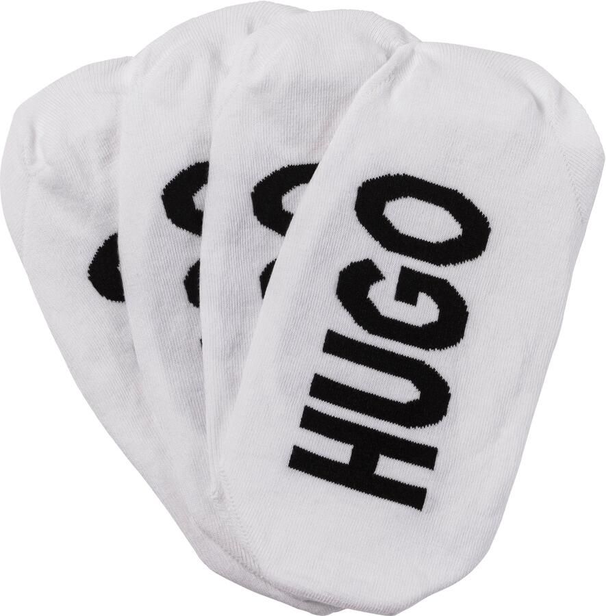 HUGO underwear Sneakersokken 2P INVISIBLE W met hugo logo-opschrift onder de zool (set 2 paar 2 stuks) - Foto 7