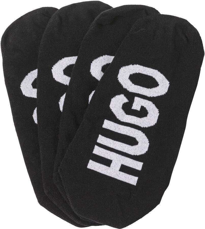 HUGO underwear Sneakersokken 2P INVISIBLE W met hugo logo-opschrift onder de zool (set 2 paar 2 stuks) - Foto 4