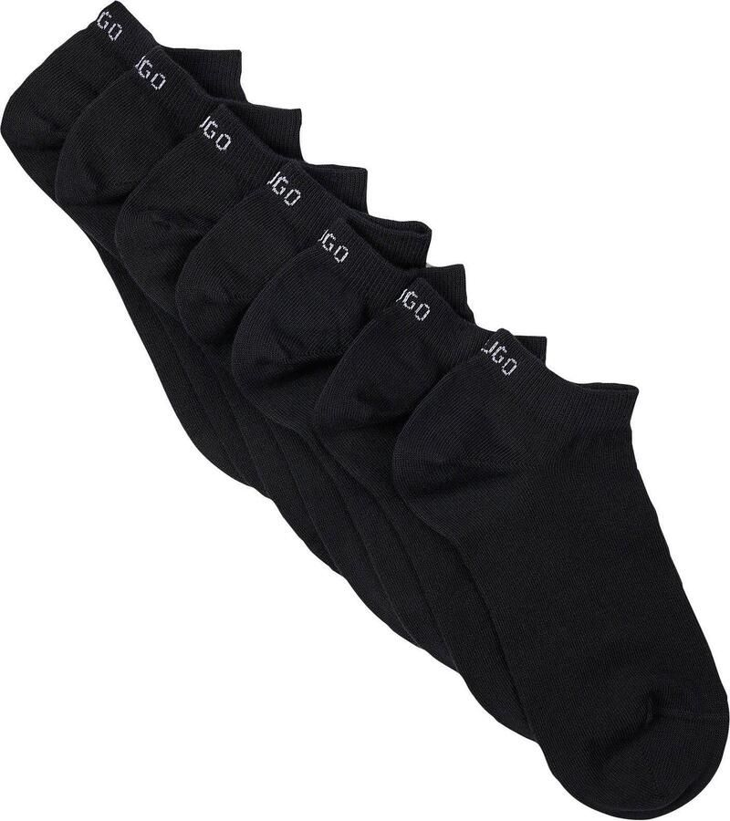 HUGO underwear Sneakersokken Socken 6P AS UNI CC W 10 met merkopschrift op de boorden (6 paar) - Foto 6