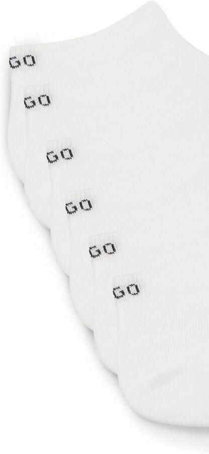 HUGO underwear Sneakersokken Socken 6P AS UNI CC W 10 met merkopschrift op de boorden (6 paar) - Foto 4