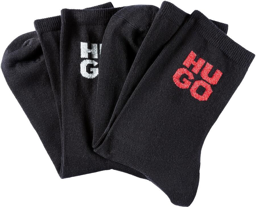 HUGO underwear Sokken 2PQS GIFT SHINE CC W (2 paar Set van 2) - Foto 2