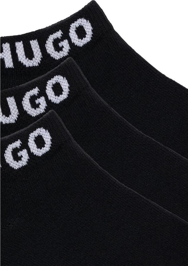 HUGO underwear Sokken 3P AS UNI CC W met contrasterende logo-opdruk (3 paar Set van 3) - Foto 4