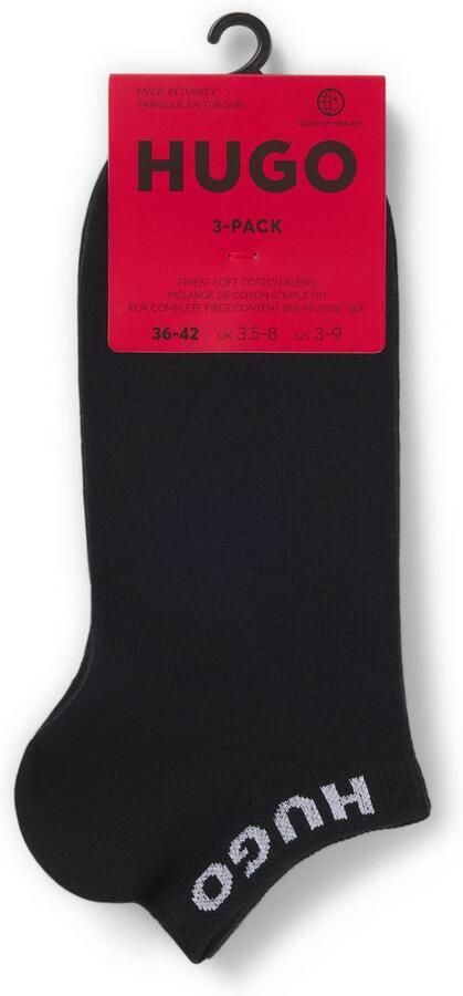 HUGO underwear Sokken 3P AS UNI CC W met contrasterende logo-opdruk (3 paar Set van 3) - Foto 7