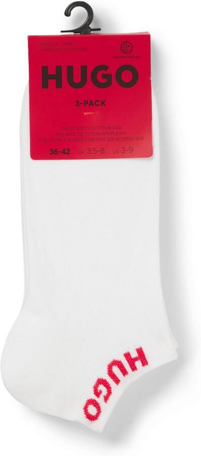HUGO underwear Sokken 3P AS UNI CC W met contrasterende logo-opdruk (3 paar Set van 3) - Foto 7