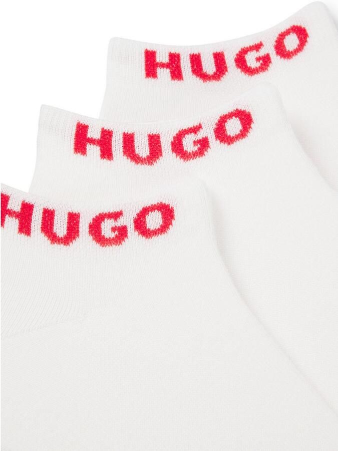 HUGO underwear Sokken 3P AS UNI CC W met contrasterende logo-opdruk (3 paar Set van 3) - Foto 3