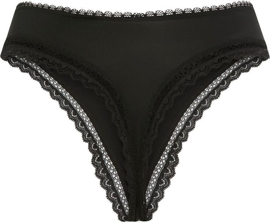 HUGO underwear String elegante kanten randen logo-strik gemiddelde bandhoogte - Foto 7