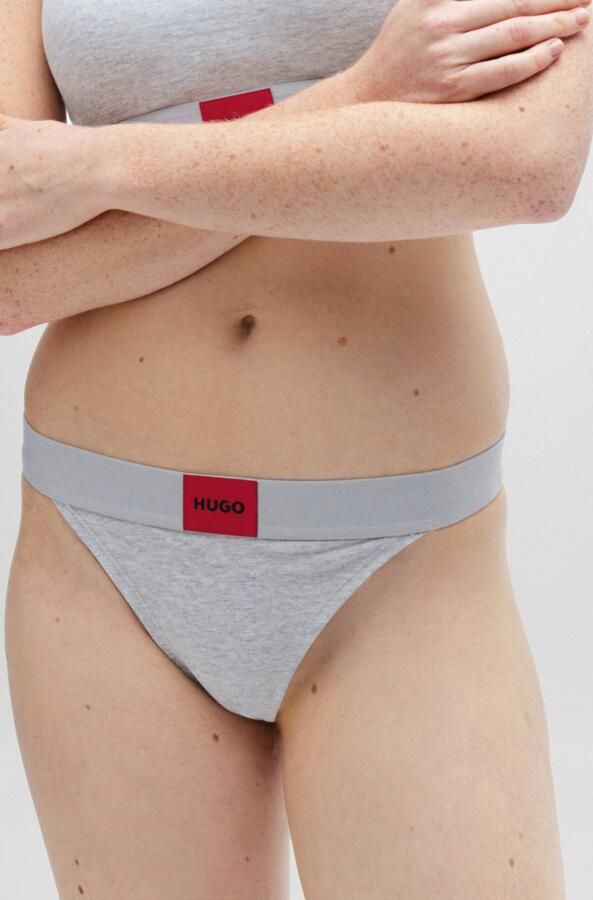 HUGO underwear String Red Label met logo op de elastische tailleband - Foto 5