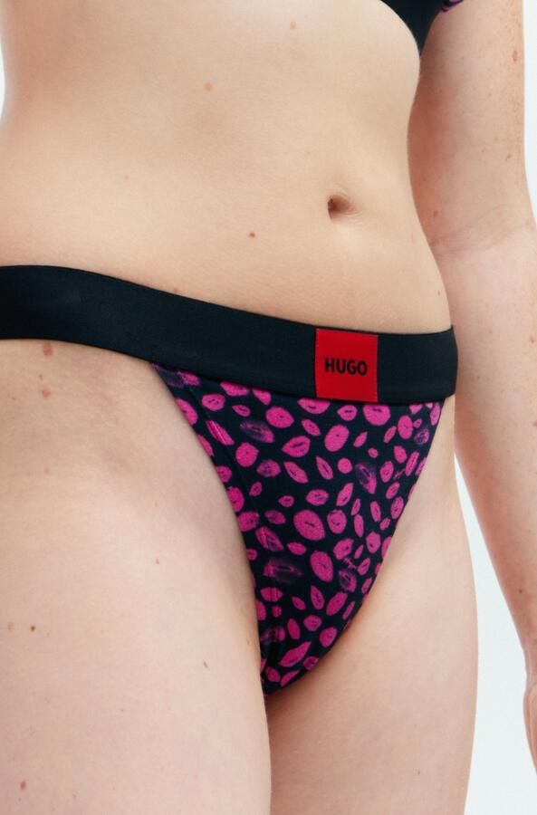 HUGO underwear String RL DESIGN met hugo logo aan de tailleband - Foto 4