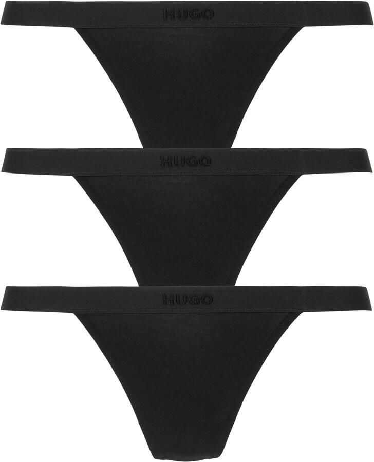 HUGO underwear String TRIPLET STRING PURE (3 stuks) - Foto 2