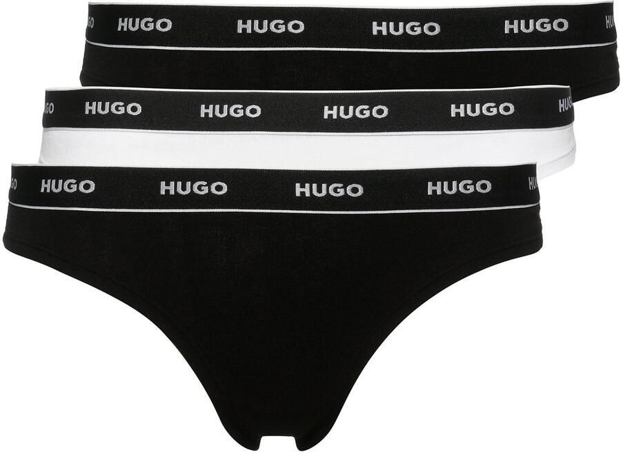 HUGO underwear String TRIPLET THONG STRIPE met hugo logo-elastisch tailleband (3 stuks) - Foto 9