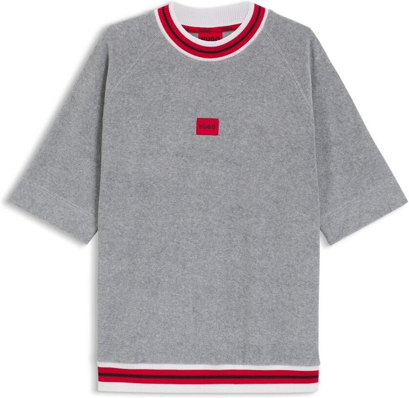 HUGO underwear Sweatshirt Jaxon contrasterende details relaxed fit korte mouwen - Foto 2