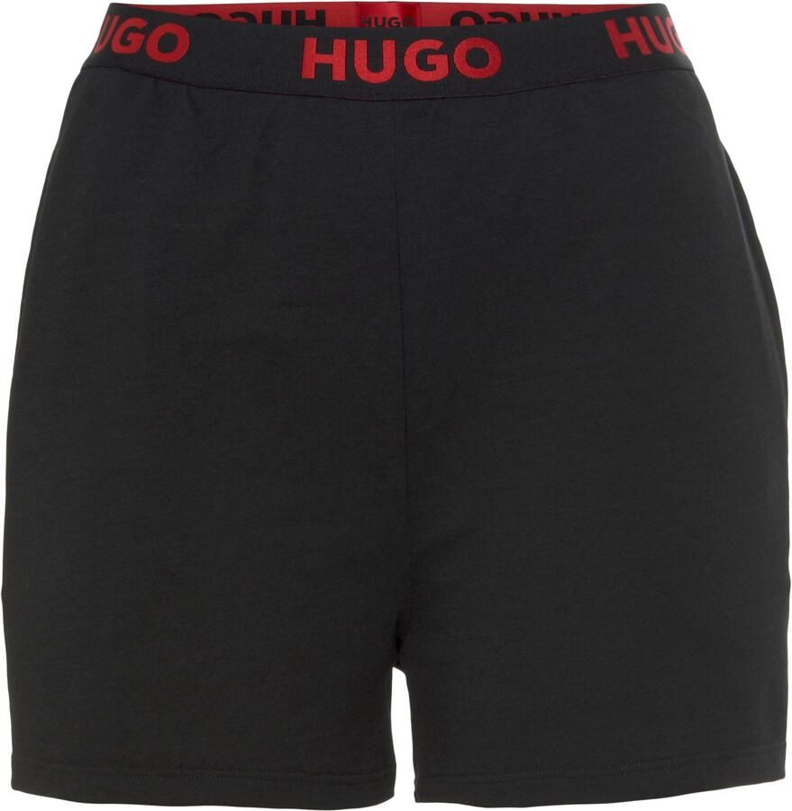 HUGO underwear Sweatshort SPORTY LOGO_SHORTS 10249156 01 met hugo logo-elastisch tailleband