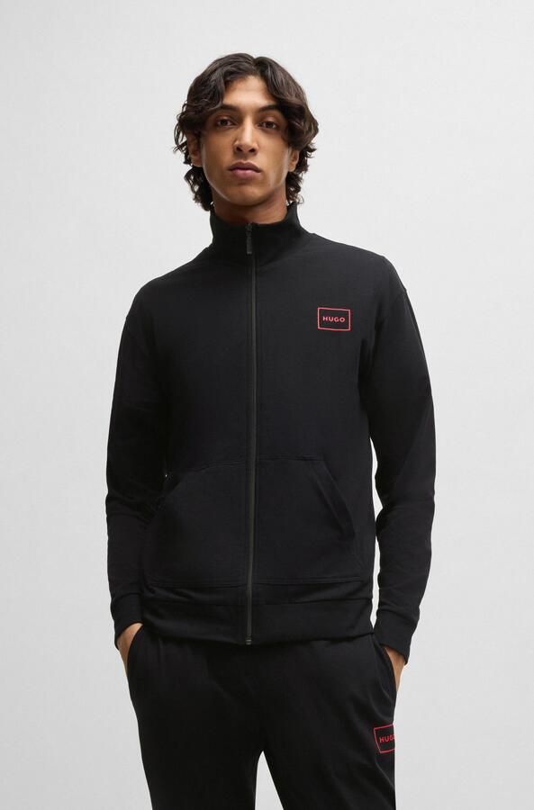 HUGO underwear Sweatvest Laze Zip Jacket met zakken opzij - Foto 11