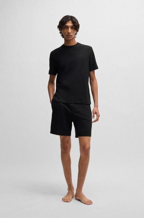 HUGO underwear T-shirt Austin T-Shirt Wafelstructuur en logo-borduursel - Foto 7