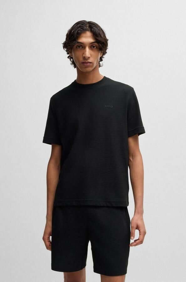 HUGO underwear T-shirt Austin T-Shirt Wafelstructuur en logo-borduursel - Foto 8