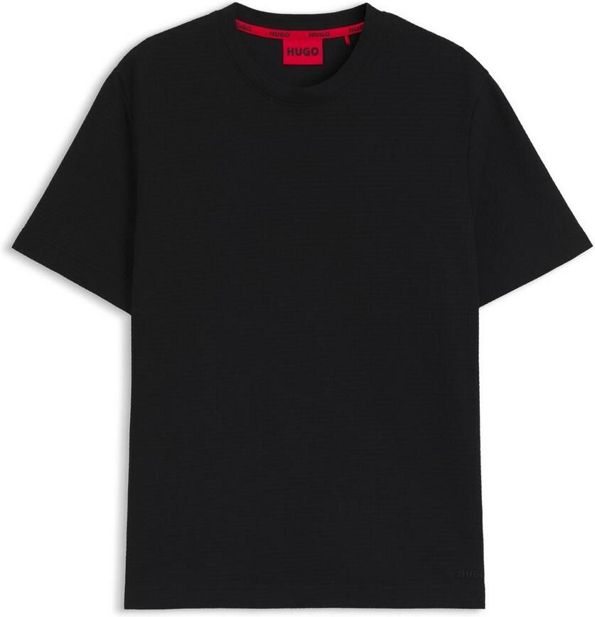 HUGO underwear T-shirt Austin T-Shirt Wafelstructuur en logo-borduursel