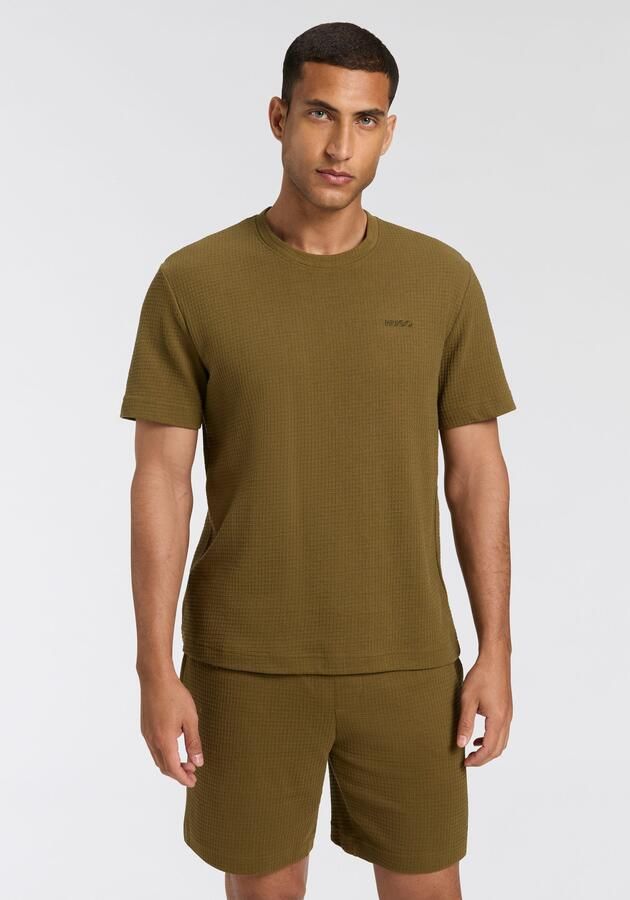 HUGO underwear T-shirt Austin T-Shirt Wafelstructuur en logo-borduursel - Foto 4