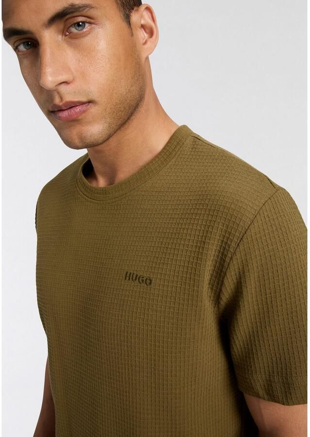 HUGO underwear T-shirt Austin T-Shirt Wafelstructuur en logo-borduursel - Foto 2