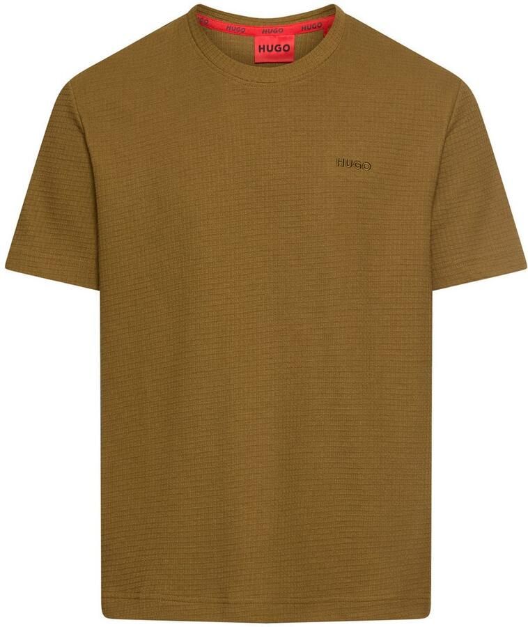HUGO underwear T-shirt Austin T-Shirt Wafelstructuur en logo-borduursel