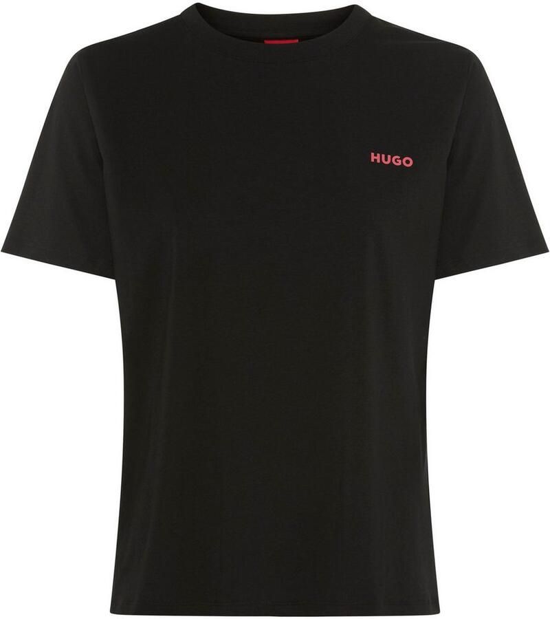 HUGO underwear T-shirt met ronde hals regular fit ton sur ton merklogo