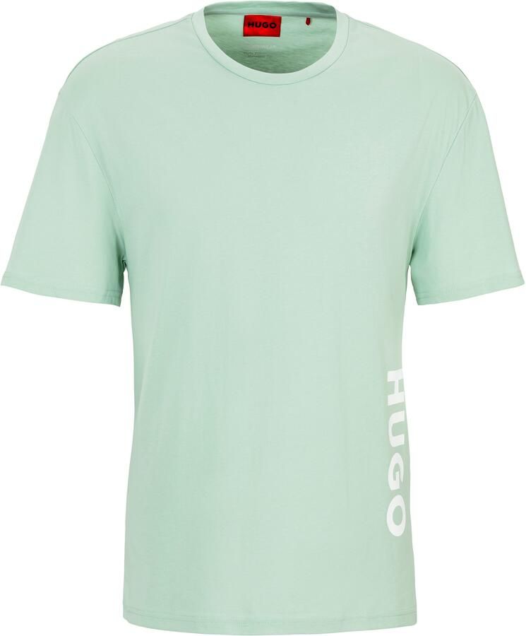 HUGO underwear T-shirt RN RELAXED met logo-opschrift opzij