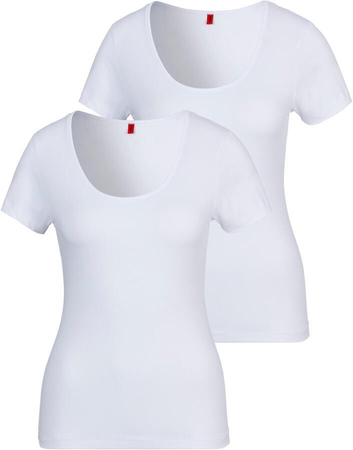 HUGO underwear T-shirt TWIN met verticale logoprint (2-delig Set van 2) - Foto 15