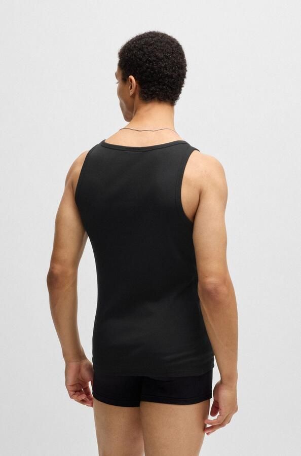 HUGO underwear Tanktop Twin Pack met merketiket in contrastkleur (set 2-delig) - Foto 4