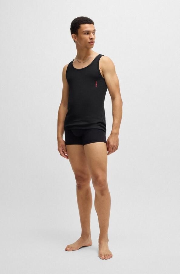 HUGO underwear Tanktop Twin Pack met merketiket in contrastkleur (set 2-delig) - Foto 5