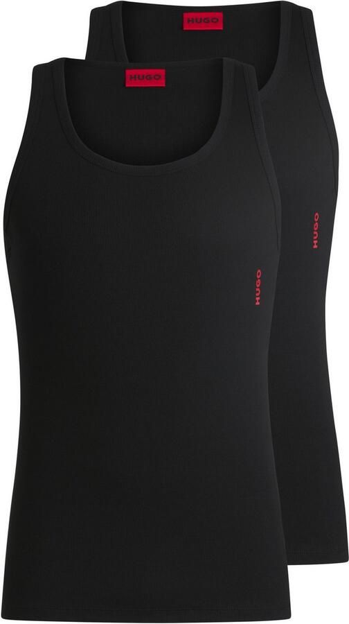 HUGO underwear Tanktop Twin Pack met merketiket in contrastkleur (set 2-delig) - Foto 6
