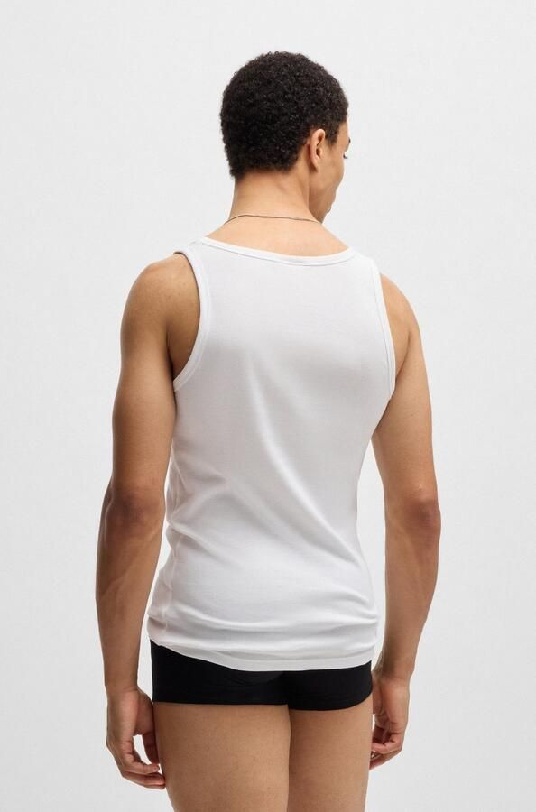 HUGO underwear Tanktop Twin Pack met merketiket in contrastkleur (set 2-delig) - Foto 6