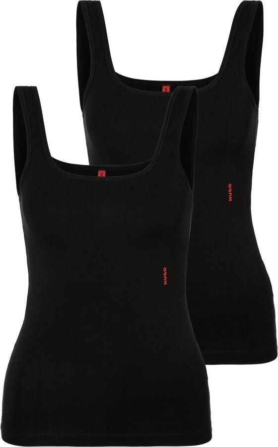 HUGO underwear Tanktop TWIN VEST met verticale logoprint (Set van 2) - Foto 12