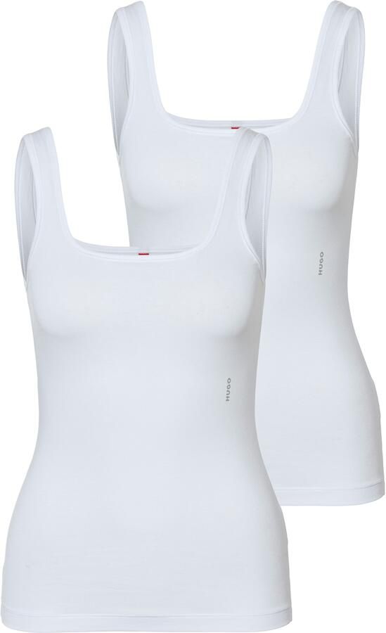HUGO underwear Tanktop TWIN VEST met verticale logoprint (Set van 2) - Foto 15