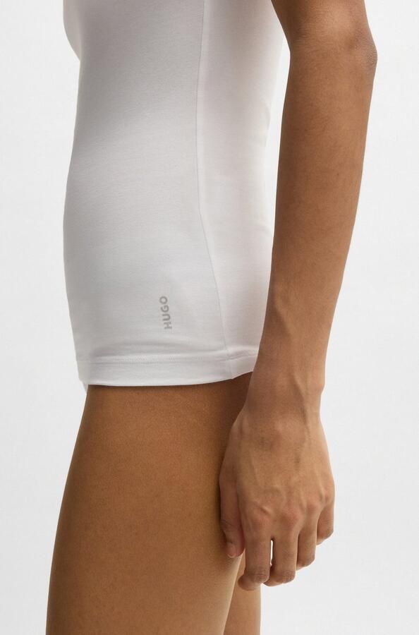 HUGO underwear Tanktop TWIN VEST met verticale logoprint (Set van 2) - Foto 8