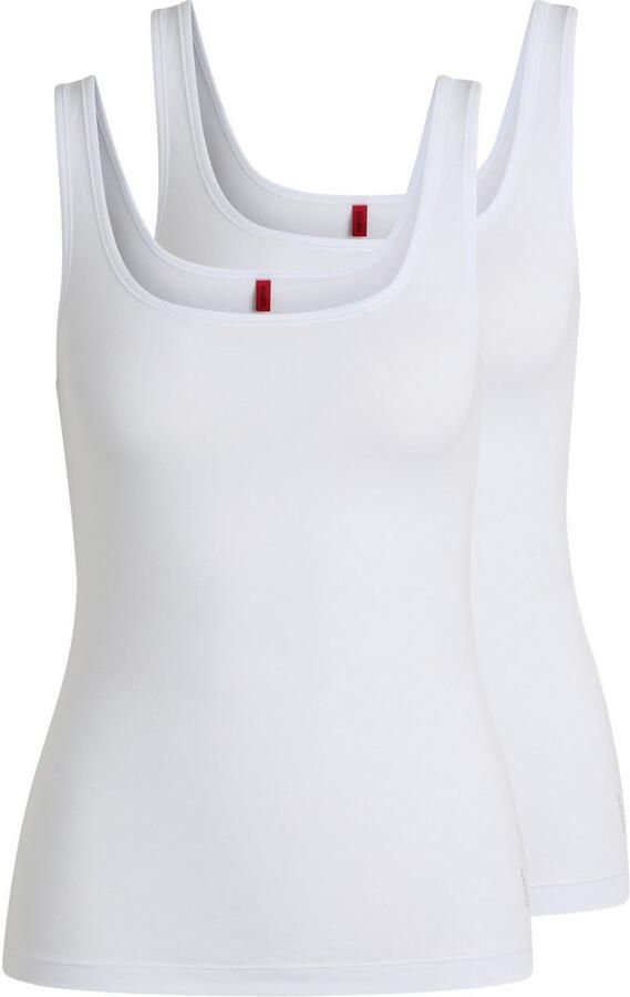 HUGO underwear Tanktop TWIN VEST met verticale logoprint (Set van 2) - Foto 11