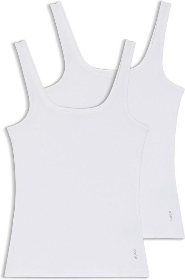 HUGO underwear Tanktop TWIN VEST met verticale logoprint (Set van 2) - Foto 5