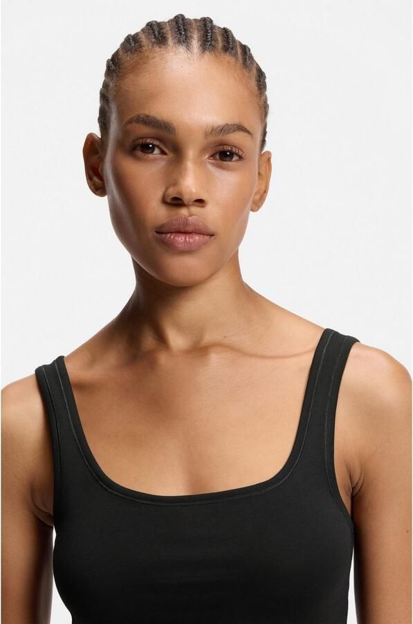 HUGO underwear Tanktop TWIN VEST met verticale logoprint (Set van 2) - Foto 2