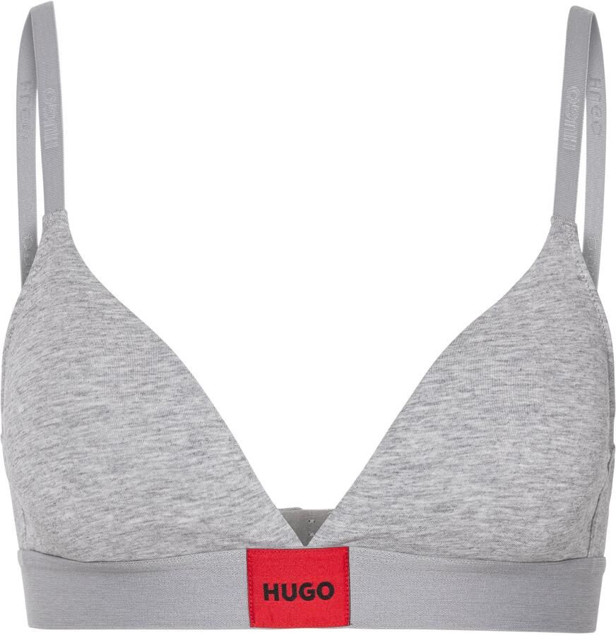 HUGO underwear Triangel-bh TRIANGLE RED LABEL met hugo logo aan de tailleband