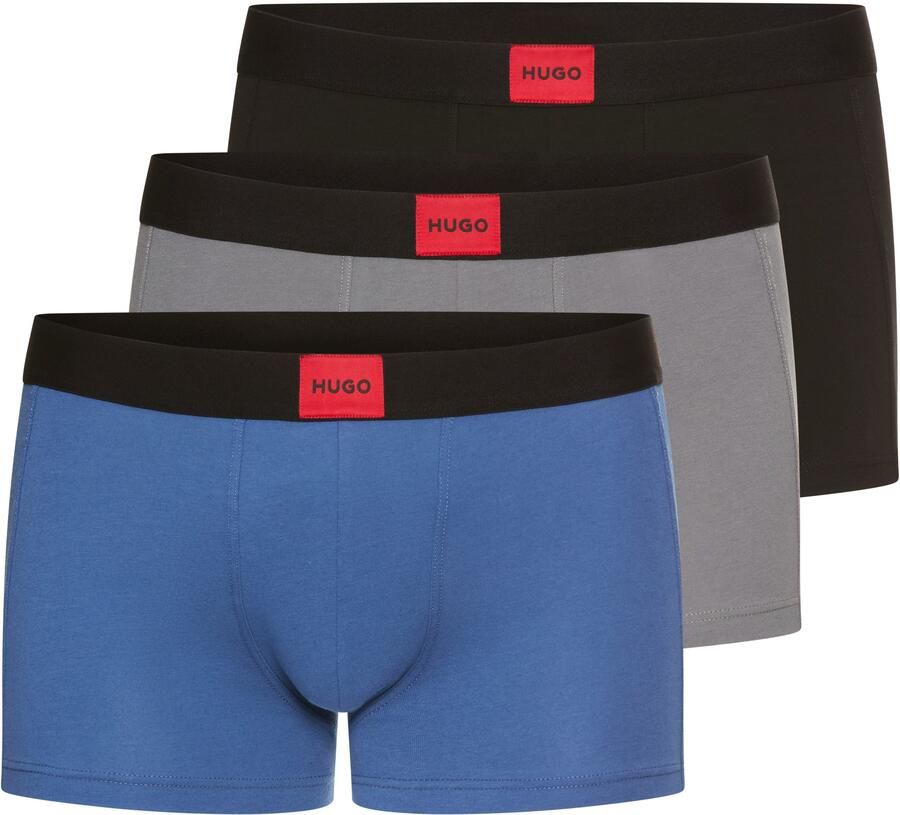 HUGO underwear Trunk met contrasterende logo-badge (set 3 stuks) - Foto 5