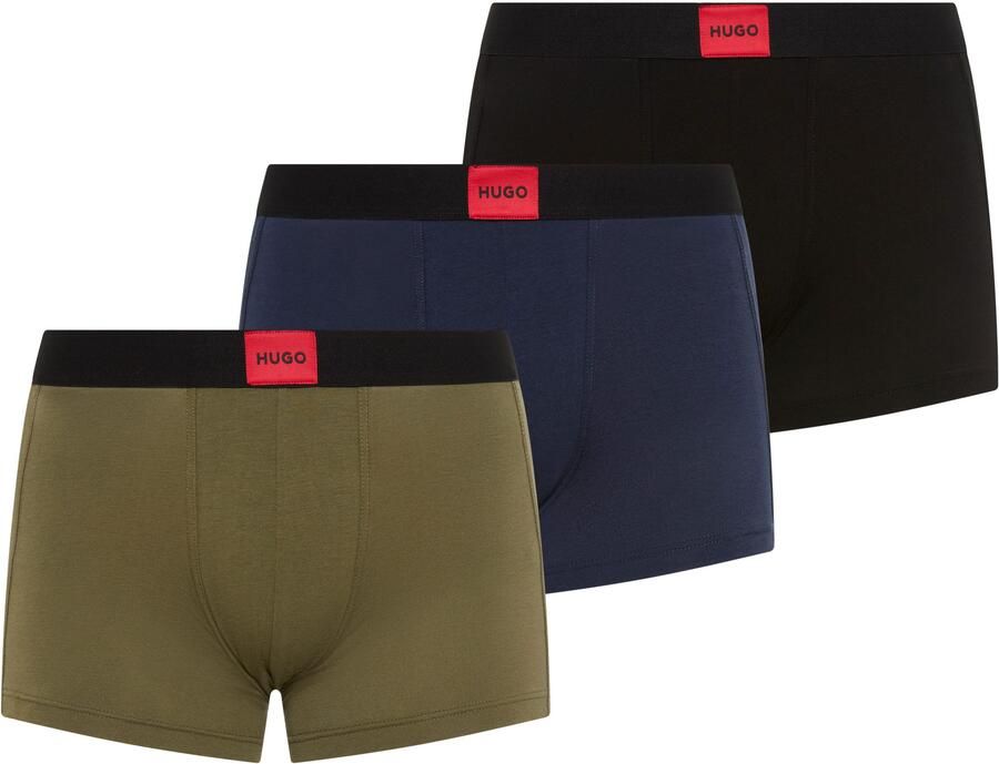 HUGO Boxershort van katoenmix in een set van 3 stuks model 'GALAXY - Foto 5