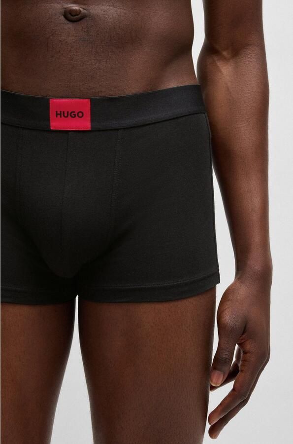 HUGO Boxershort met labelpatch in een set van 3 stuks model 'GALAXY' - Foto 2
