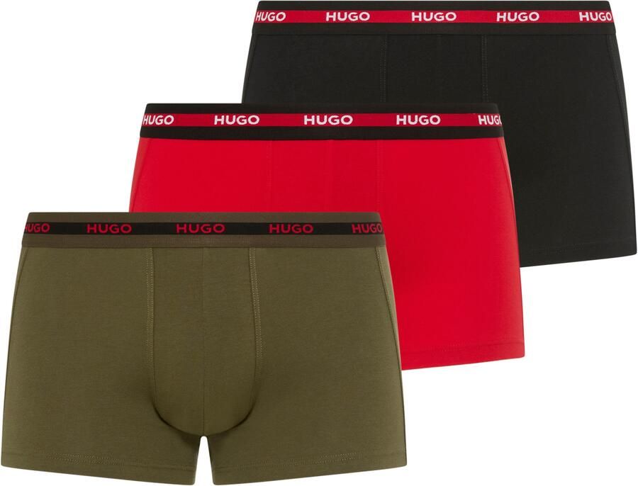 HUGO underwear Trunk Triplet met een logo-opschrift (set 3 stuks In driepack) - Foto 7