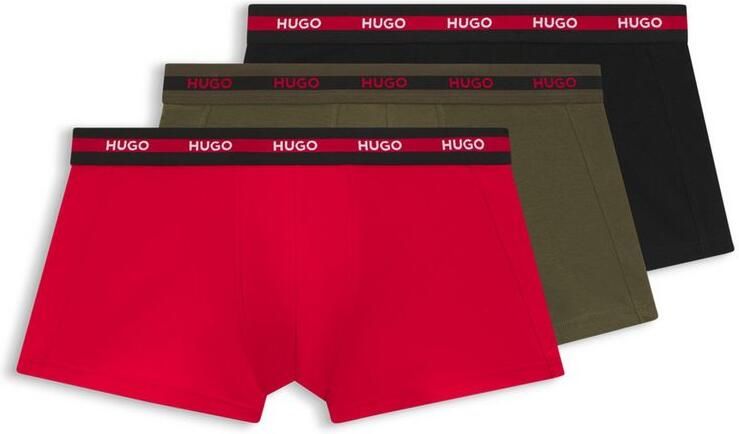 HUGO underwear Trunk Triplet met een logo-opschrift (set 3 stuks In driepack) - Foto 6